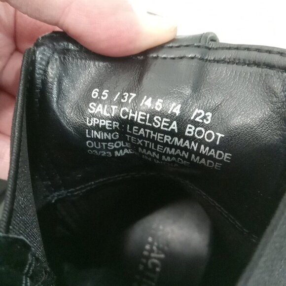 NEW - WOMEN'S KENNETH COLE REACTION SALT CHELSEA ANKLE BOOTS - SIZE 6.5 - BLACK - Picture 5 of 6